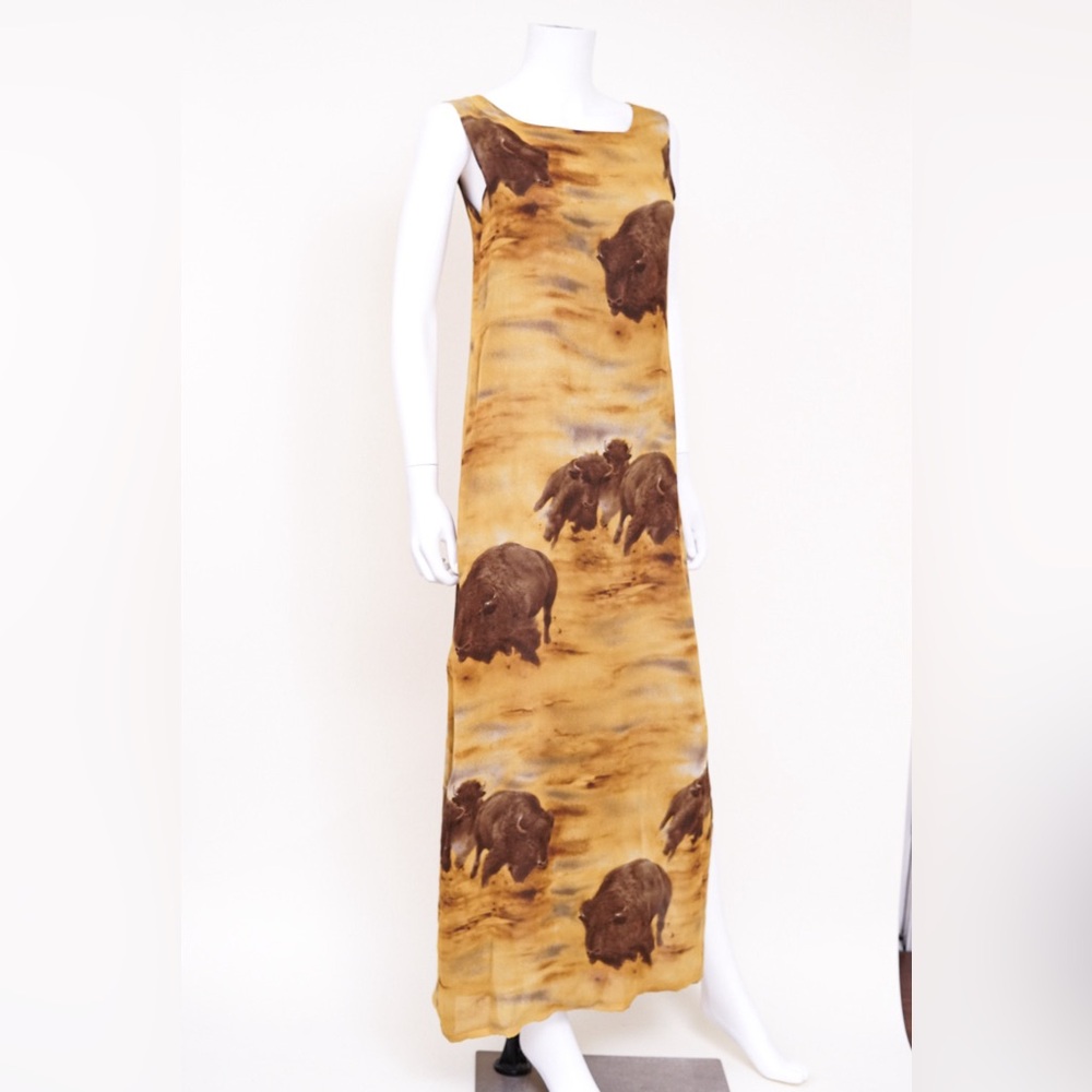 Buffalo Print Maxi Dress - Picture 2 of 4